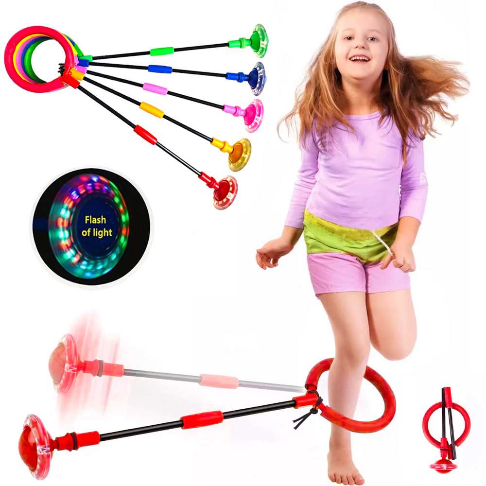 Jump Rope - Flash Springtouw Bal Kinderen Eén Voet