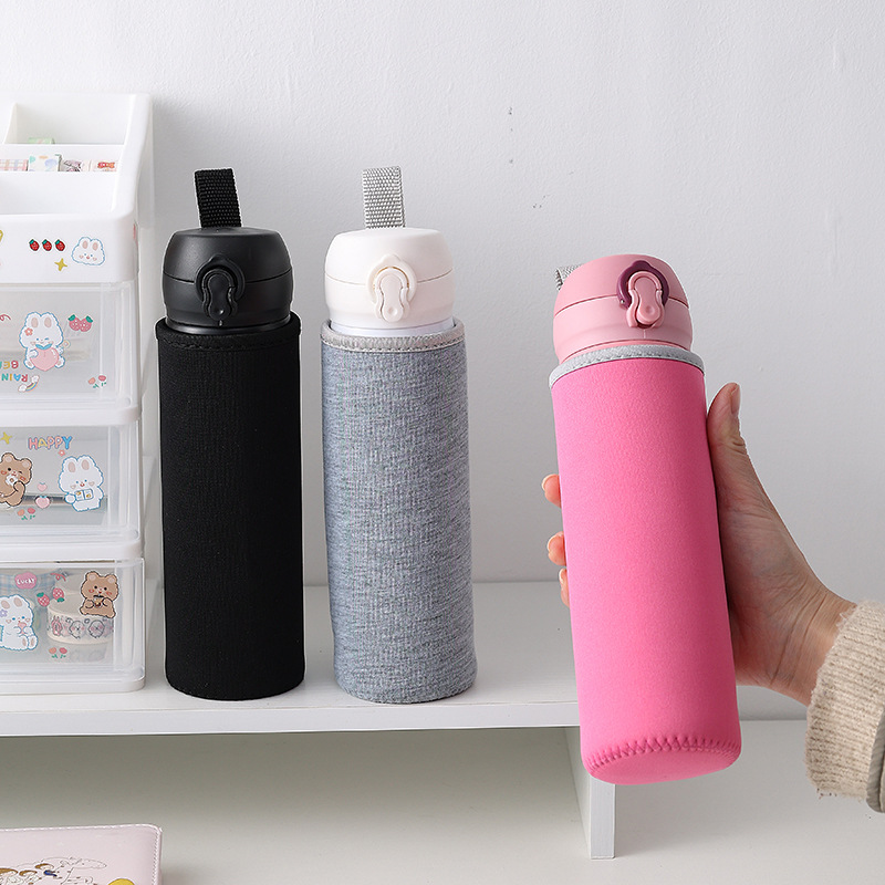 Sports Water Bottle Insulated - 750ML/1000ML/1500ML Mok Fles Cup Case Bag