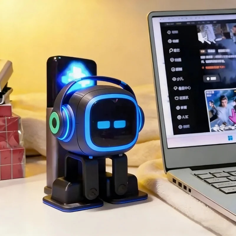 Skateboard - Nieuwe EMO AI Robot Interactieve Bureaukameraad