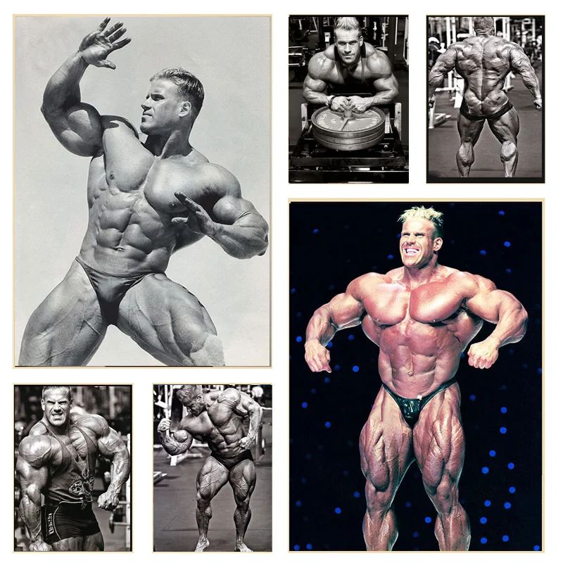 Sports Equipment Poster - Klassieke Muscle GYM Star Jay Cutler