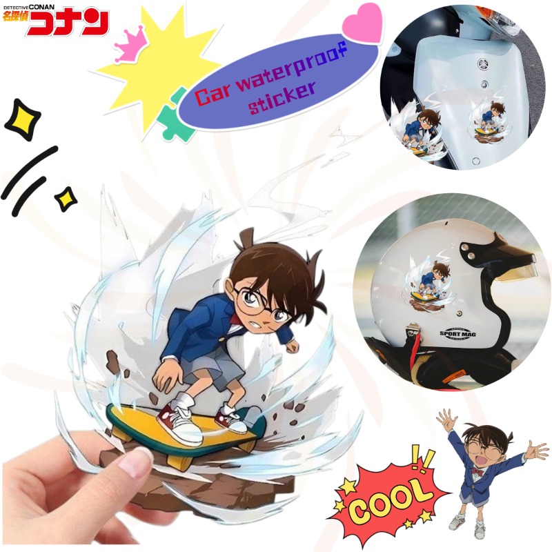 Skateboard - Detective Conan Cartoon Skateboard Stickers, waterdichte