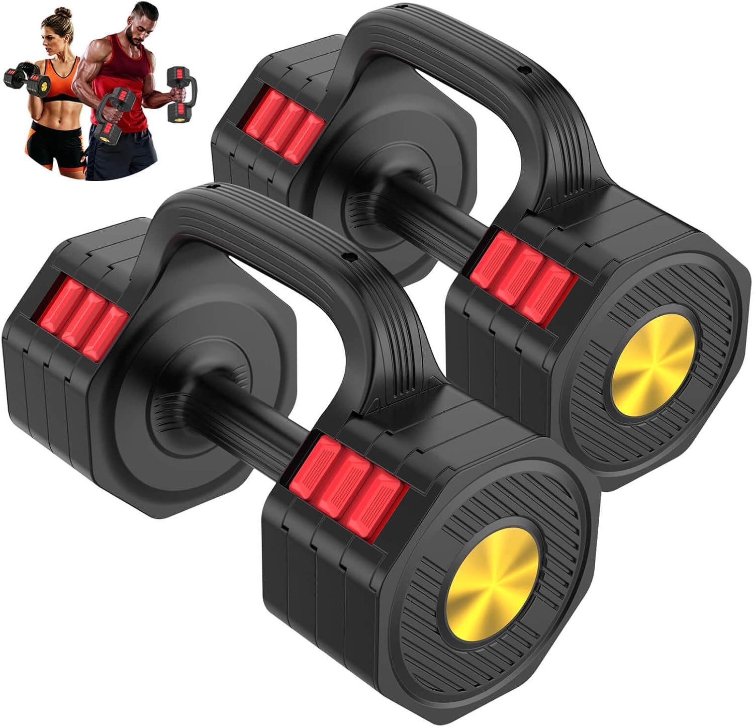 Dumbbell Set - Verstelbare Dumbbell Set 5-20,5 lb per