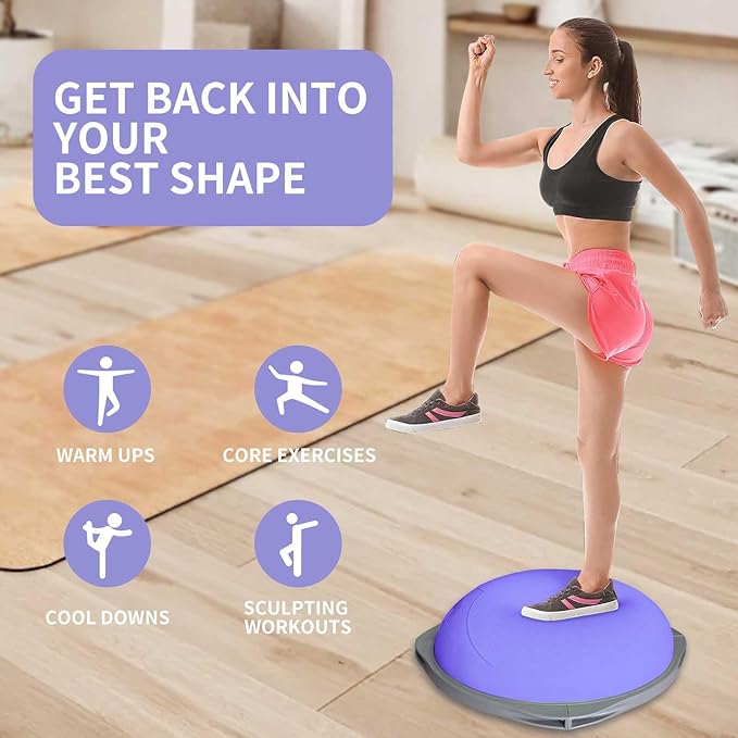70cm Bosu Balansbal, Anti-Slip - Gym Ball recensie en prijs