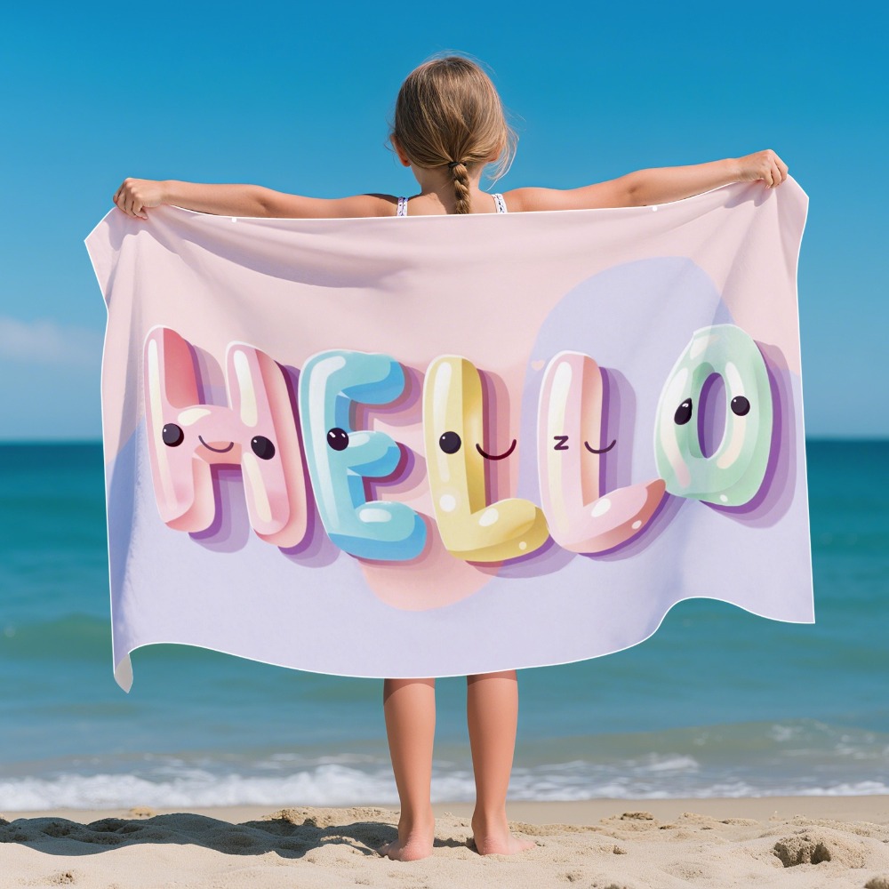 Strandlaken met cartoonpatroon - Yoga Mat recensie en prijs