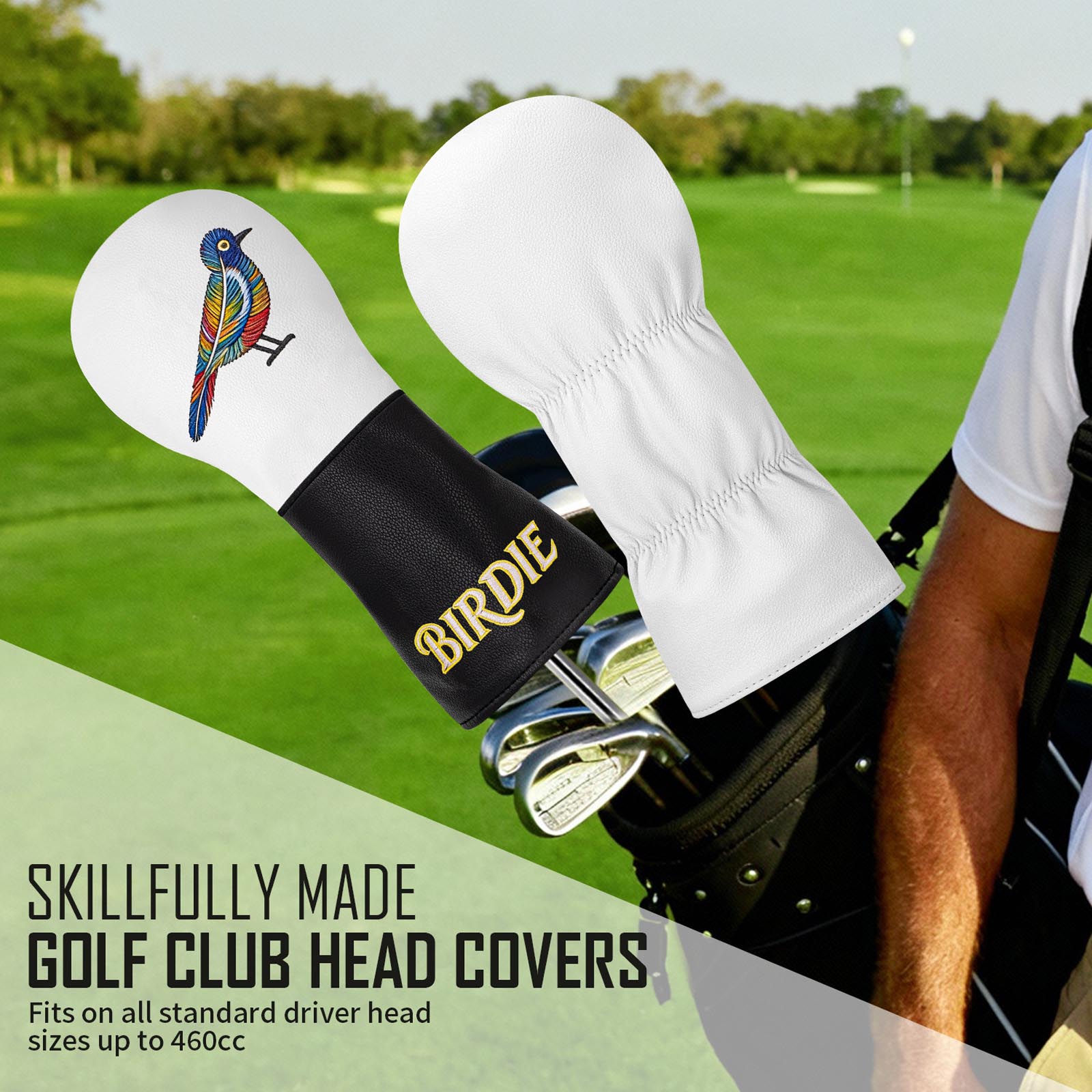 Kleurrijke golf headcover met  - Resistance Band recensie en prijs
