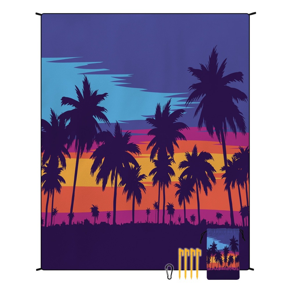 Palm Tree Strandlaken 71x86.6i - Yoga Mat recensie en prijs