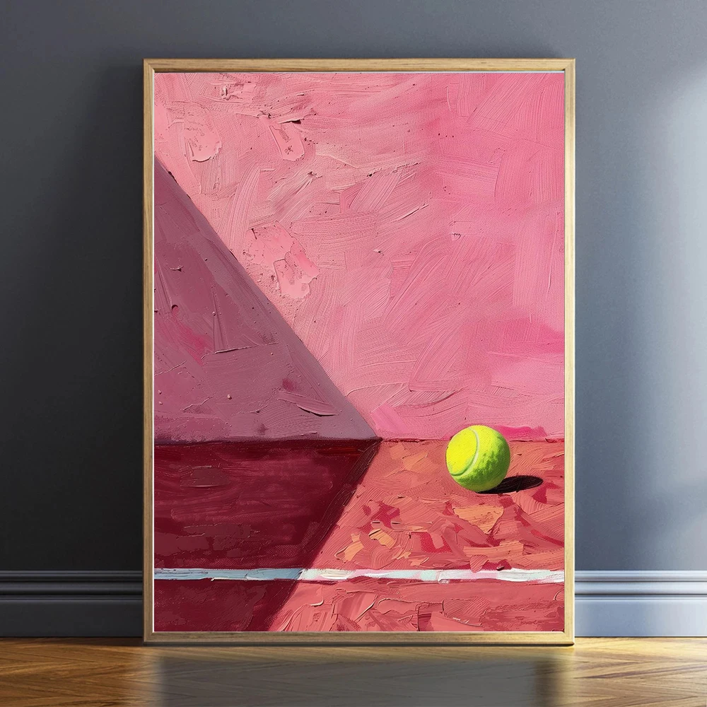 Moderne, minimalistische tenni - Sports Equipment Poster recensie en prijs